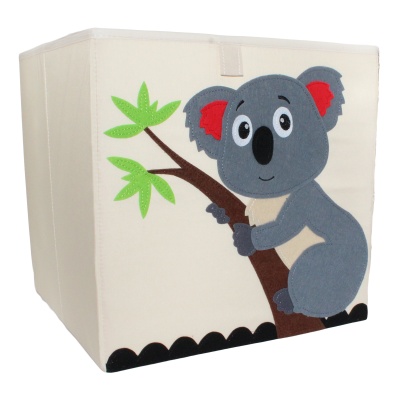 animal-print-sturdy-collapsable-foldable-square-storage-organizer-koala-bear-cube-bin-2