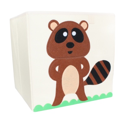 animal-print-sturdy-collapsable-foldable-square-storage-organizer-racoon-cube-bin-2