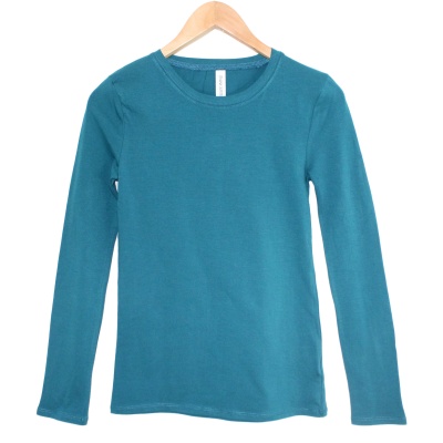 zenana-cotton-blend-long-sleeve-crewneck-tshirt-teal-top-2