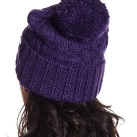 michael-kors-cable-knit-beanie-purple-1