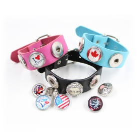 snap-button-faux-leather-buckle-bracelets-with-3-charms-all-1