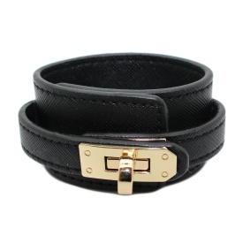 turnlock-twistlock-gold-clasp-faux-leather-cuff-wrap-black-bracelet-1