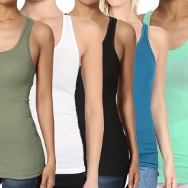 zenana-cotton-blend-ribbed-racerback-tank-tops