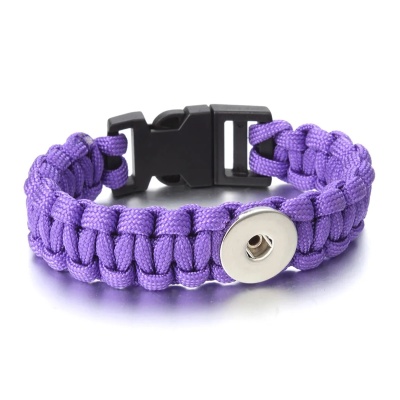braided-snap-button-18mm-charm-bracelet-purple-1