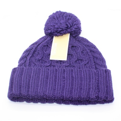 michael-kors-cable-knit-beanie-purple-2