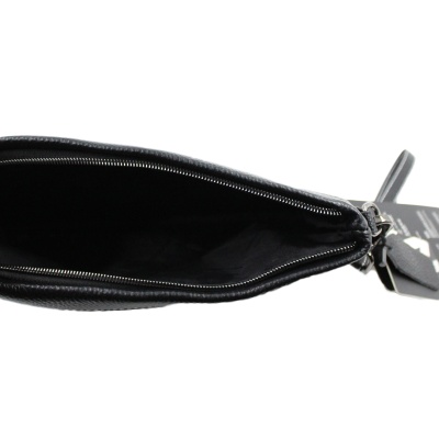 swicky-mens-faux-leather-zip-top-grey-black-clutch-bag-4