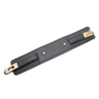 turnlock-twistlock-gold-clasp-faux-leather-cuff-wrap-black-bracelet-2