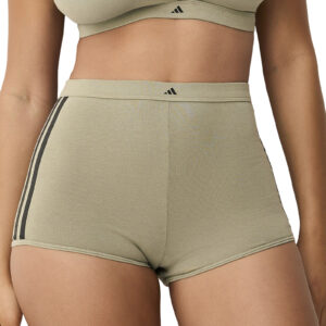 ADIDAS Signature Stripe Solid Cotton Underwear Boyshort