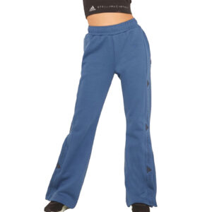 ADIDAS by Stella McCartney Cotton Drawstring Blue Jogger Track Pants - Medium