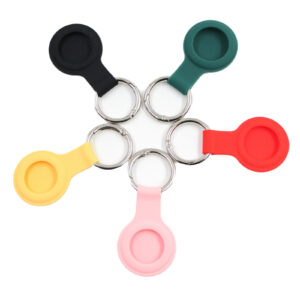 Airtag Tracker Silicone Protective Case Holder with Key Ring - SET OF 2