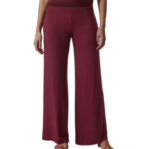 ATHLETA Well Rested Rib Sleep Wide Leg Stretchy Burgundy Pant - Medium ATHLETA Well Rested Rib Sleep Wide Leg Stretchy Burgundy Pant - Medium