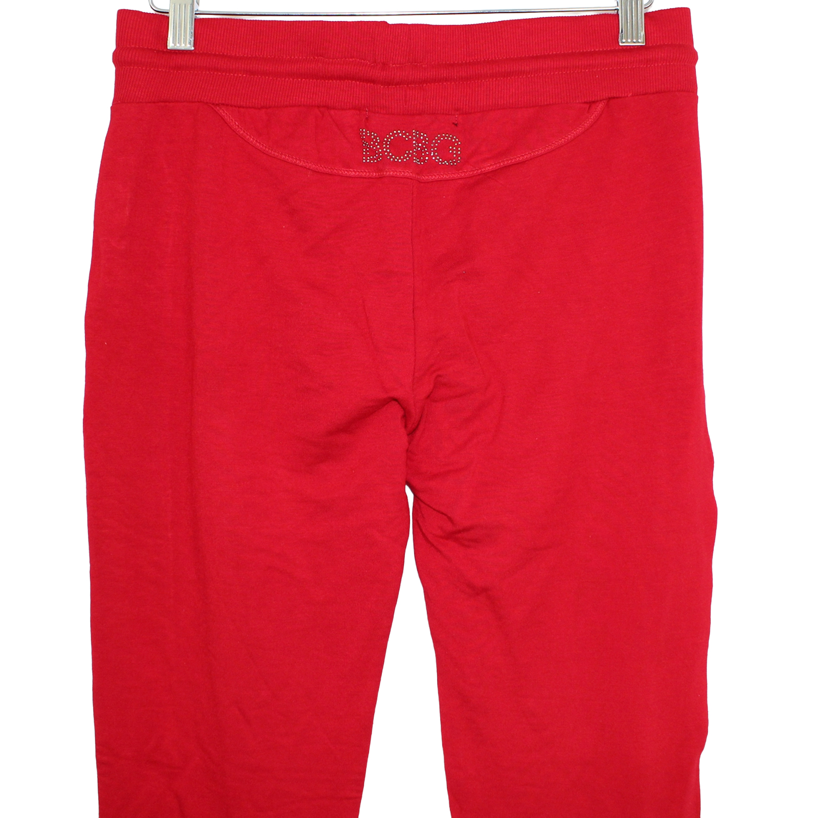 BCBG MAXAZRIA Cotton Blend Elastic Drawstring Waist Red Jogger Pants - Large BCBG MAXAZRIA Cotton Blend Elastic Drawstring Waist Red Jogger Pants - Large