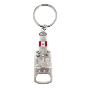 I Love Toronto Silver-tone Hardware Keychain Bottle Opener