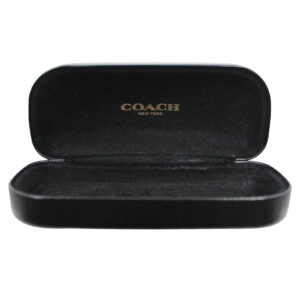 COACH Glasses Hardshell Snap Closure Black Case COACH Glasses Hardshell Snap Closure Black Case