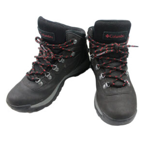 COLUMBIA Leather Newton Ridge Plus Waterproof Black Hiking Snow Boot - Size 8