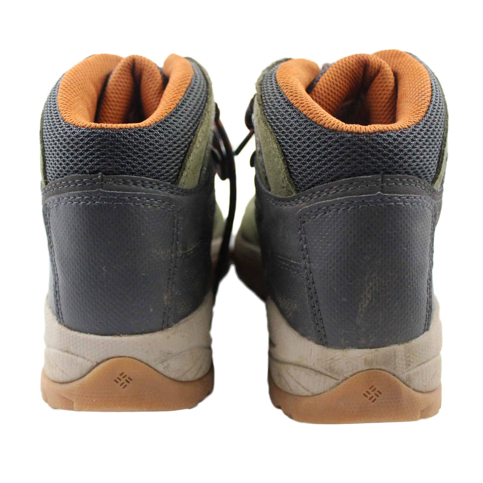 COLUMBIA Leather Newton Ridge Plus Waterproof Green Hiking Snow Boots - Size 8 COLUMBIA Leather Newton Ridge Plus Waterproof Green Hiking Snow Boots - Size 8