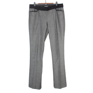 EXPRESS Columnist Cotton Blend Grey & Black Dress Pants - Size 10L