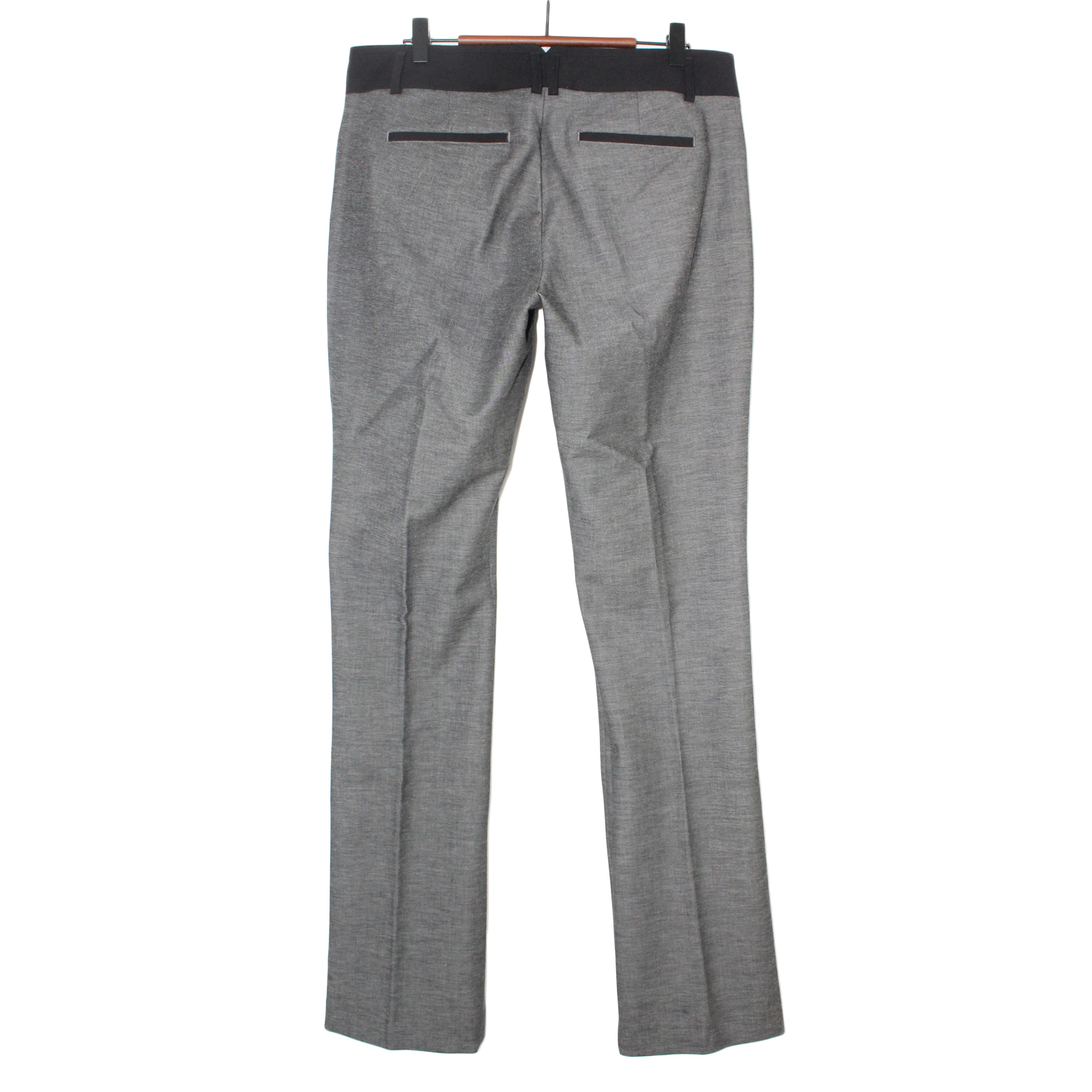 EXPRESS Columnist Cotton Blend Grey & Black Dress Pants - Size 10L EXPRESS Columnist Cotton Blend Grey & Black Dress Pants - Size 10L