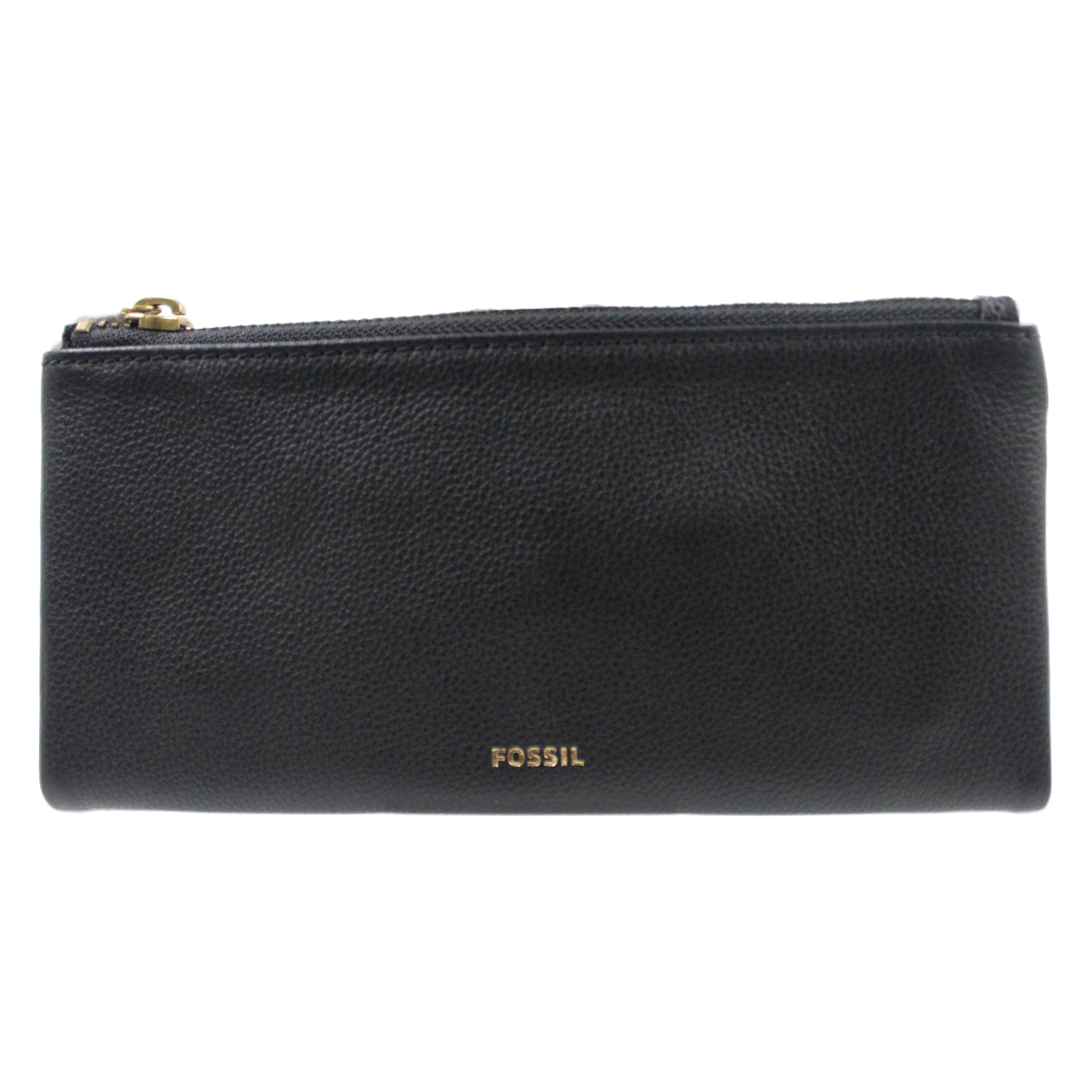 FOSSIL Lainie Cow Hide Leather Credit Card Slim Black Wallet FOSSIL Lainie Cow Hide Leather Credit Card Slim Black Wallet