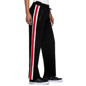 GUESS Amena Wide Leg Elastic Drawstring Waist Pockets Track Pants
