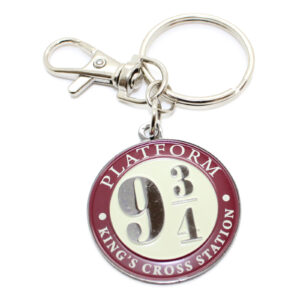 HARRY POTTER Platform 9 3/4 Kings Cross Station Metal Keychain Charm