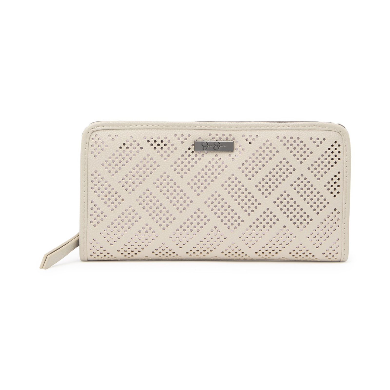 JESSICA SIMPSON Ronette Credit Card Zip-Around Perforated Wallet JESSICA SIMPSON Ronette Credit Card Zip-Around Perforated Wallet
