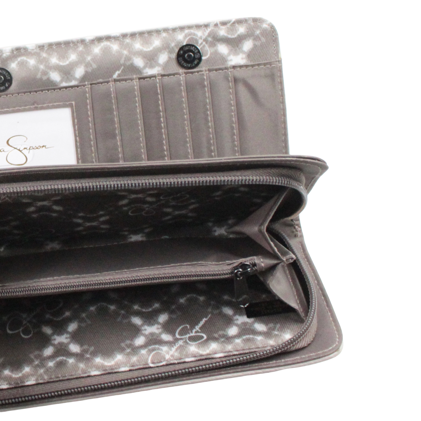 JESSICA SIMPSON Ronette Credit Card Zip-Around Perforated Wallet JESSICA SIMPSON Ronette Credit Card Zip-Around Perforated Wallet