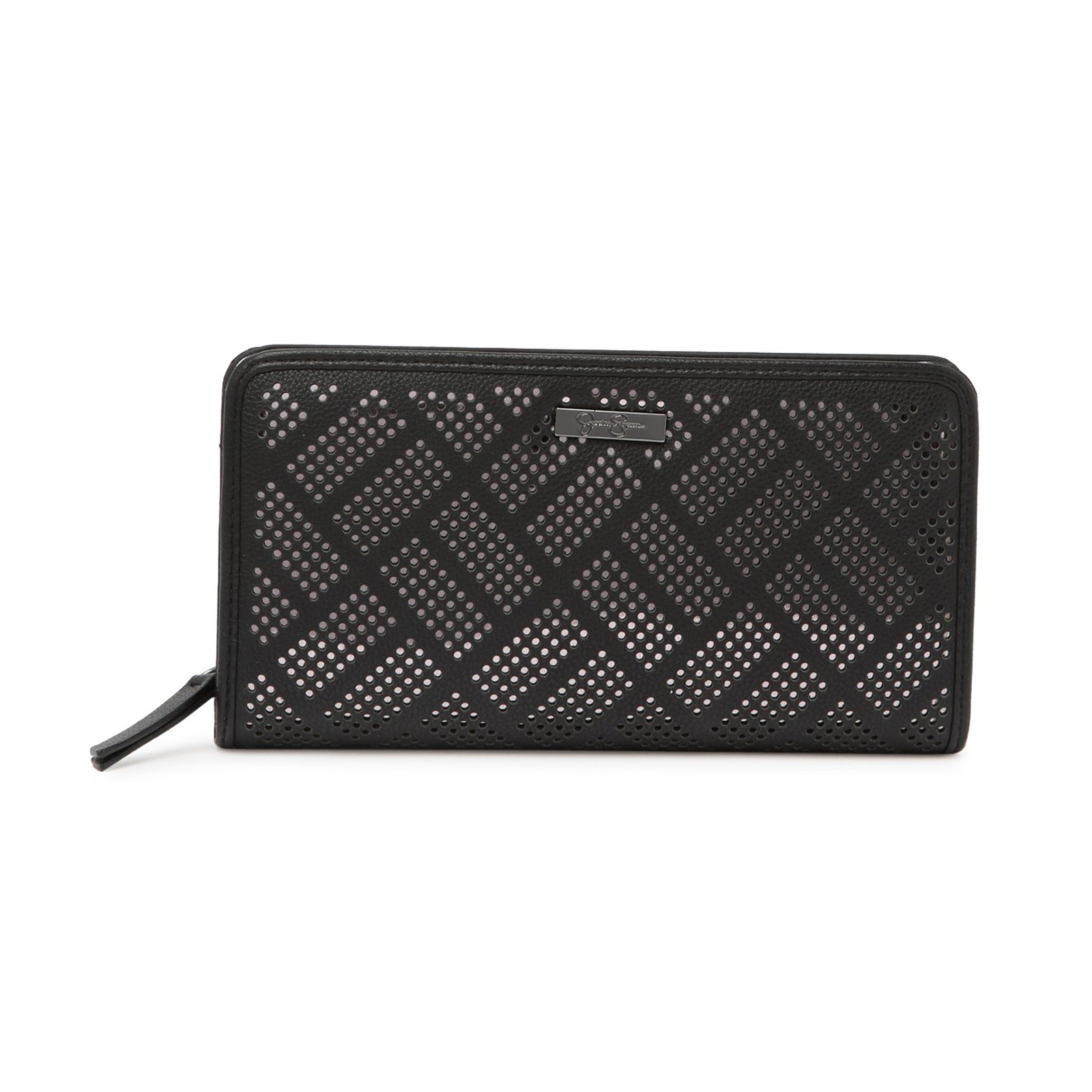 JESSICA SIMPSON Ronette Credit Card Zip-Around Perforated Wallet JESSICA SIMPSON Ronette Credit Card Zip-Around Perforated Wallet