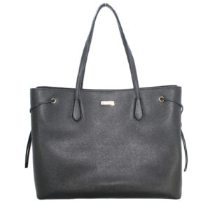 KATE SPADE Ari Laurel Way Saffiano Leather Shoulder Tote Large Black Bag