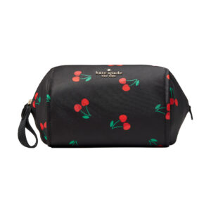 Kate Spade Chelsea Travel Makeup Cosmetic Black Nylon Bag - WLR00617