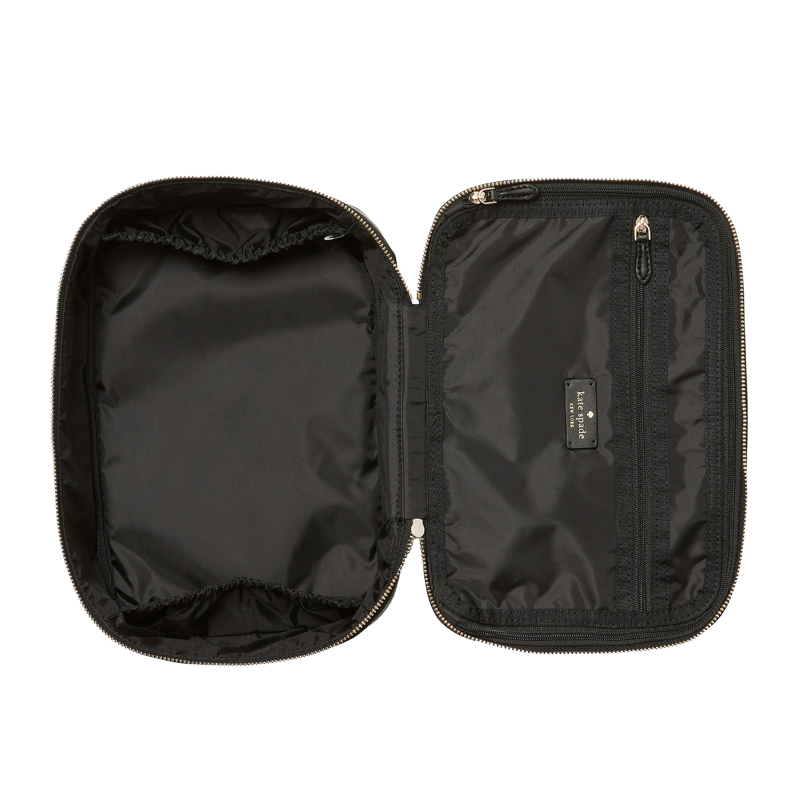 KATE SPADE Chelsea Travel Makeup Cosmetic Black Nylon Bag - WLR00617 KATE SPADE Chelsea Travel Makeup Cosmetic Black Nylon Bag - WLR00617