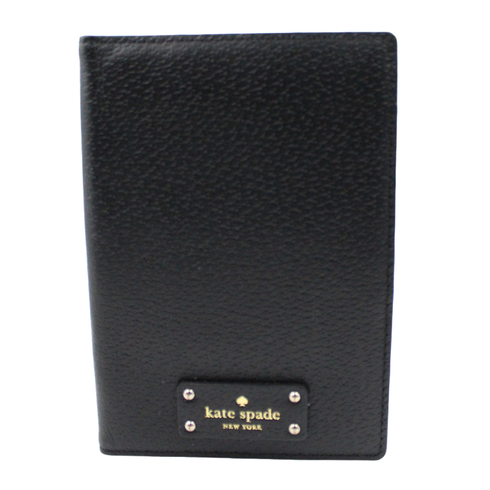 KATE SPADE Imogene Grove Street Leather Black Passport Case Holder KATE SPADE Imogene Grove Street Leather Black Passport Case Holder