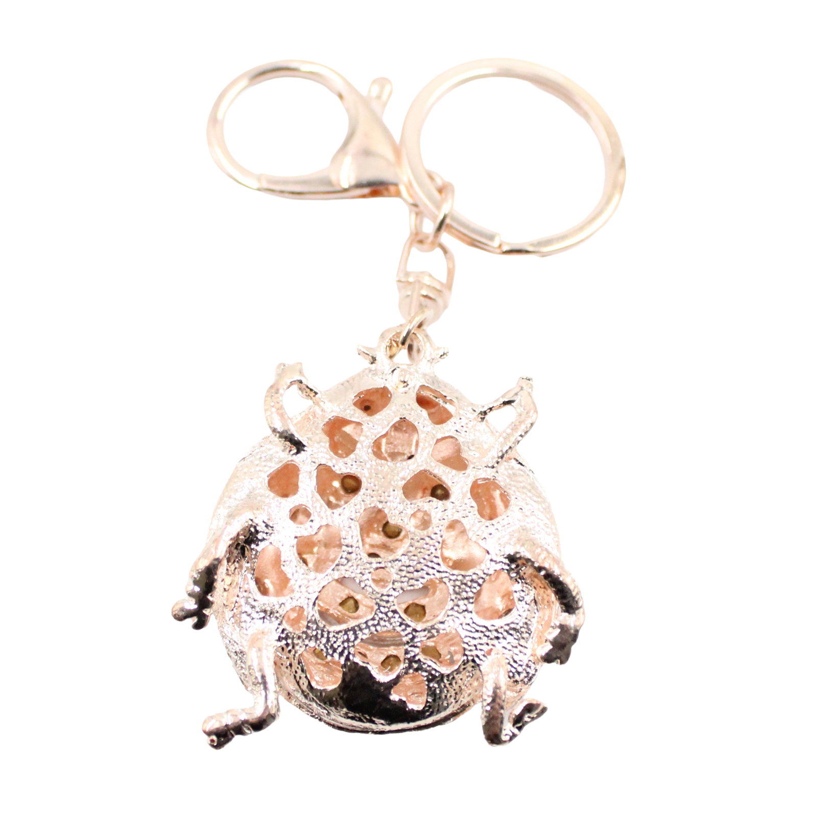 Ladybug Gold-tone Rhinestone Crystals Lobster Clasp Keychain Bag Charm Ladybug Gold-tone Rhinestone Crystals Lobster Clasp Keychain Bag Charm