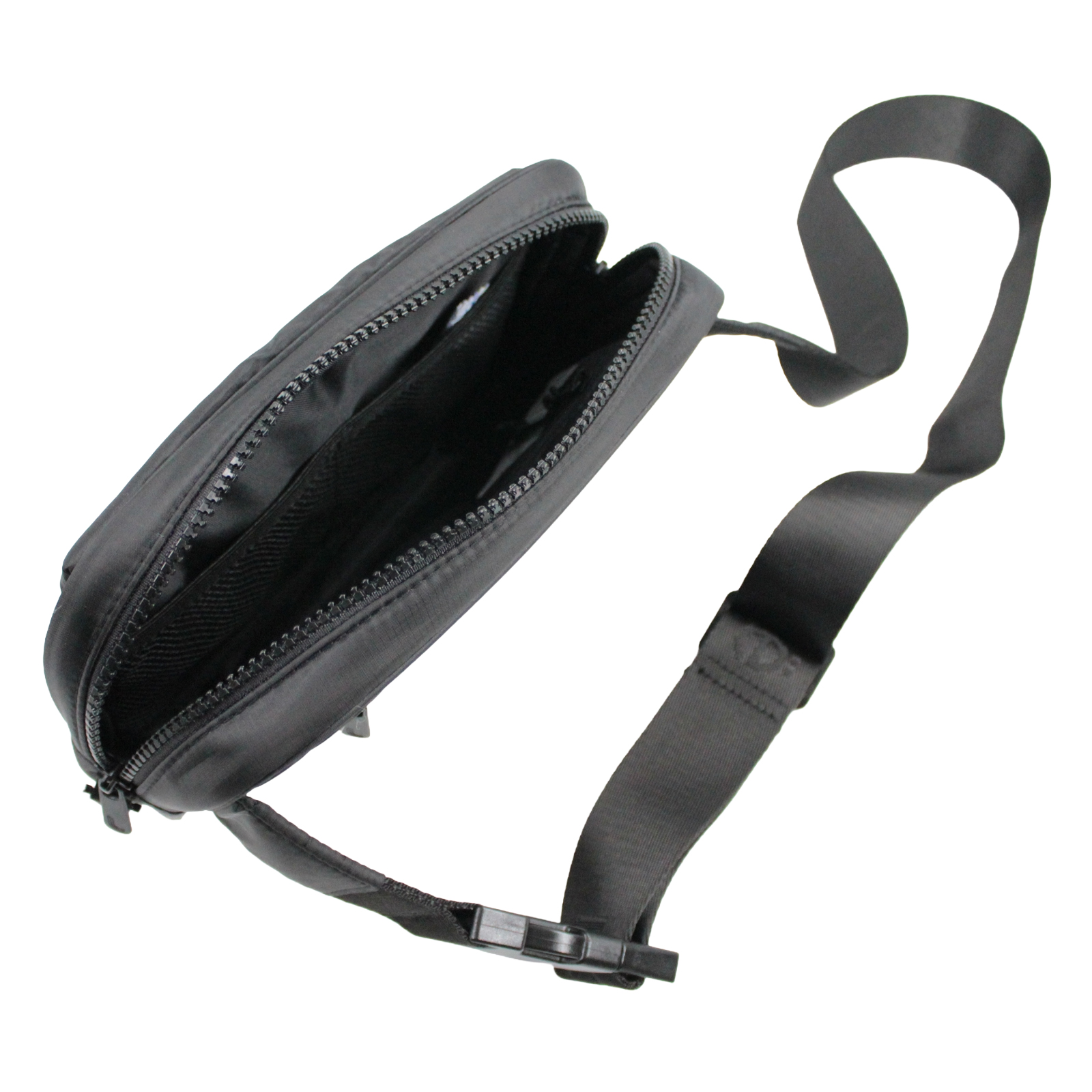 LOLE Handwarmer Fanny Pack Faux Fur Lining Black Pouch Belt Bag LOLE Handwarmer Fanny Pack Faux Fur Lining Black Pouch Belt Bag
