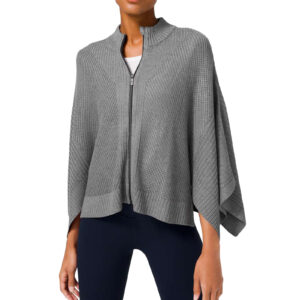 LULULEMON Softer Still Cashmere Blend Mock Neck Wrap Shawl