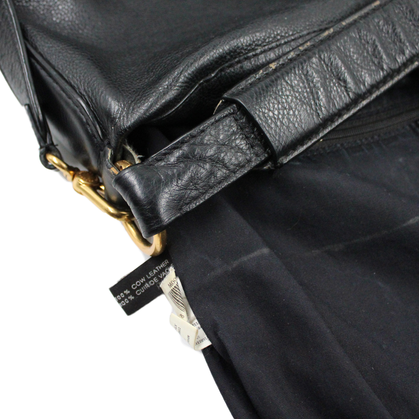 MARC JACOBS Cow Leather Convertible Slouchy Hobo Shoulder Crossbody Black Bag MARC JACOBS Cow Leather Convertible Slouchy Hobo Shoulder Crossbody Black Bag