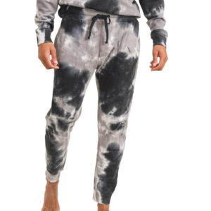 Mono B Cotton Elastic Drawstring Waist Tie-Dye Jogger