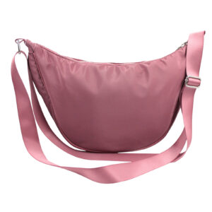 Pink Rose Crossbody Shoulder Crescent Adjustable Fanny Pack Belt Bag