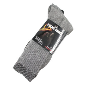 POLAR PAWS Merino Wool Blend Cushioned Thermal Hiking Socks - Size 7-11