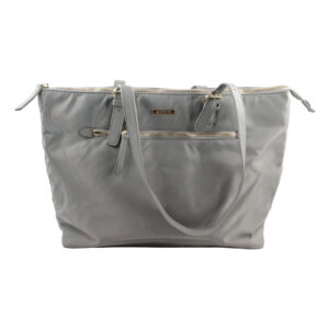 ROOTS Nylon Tote Double Handle Shoulder Laptop Olive Green Bag