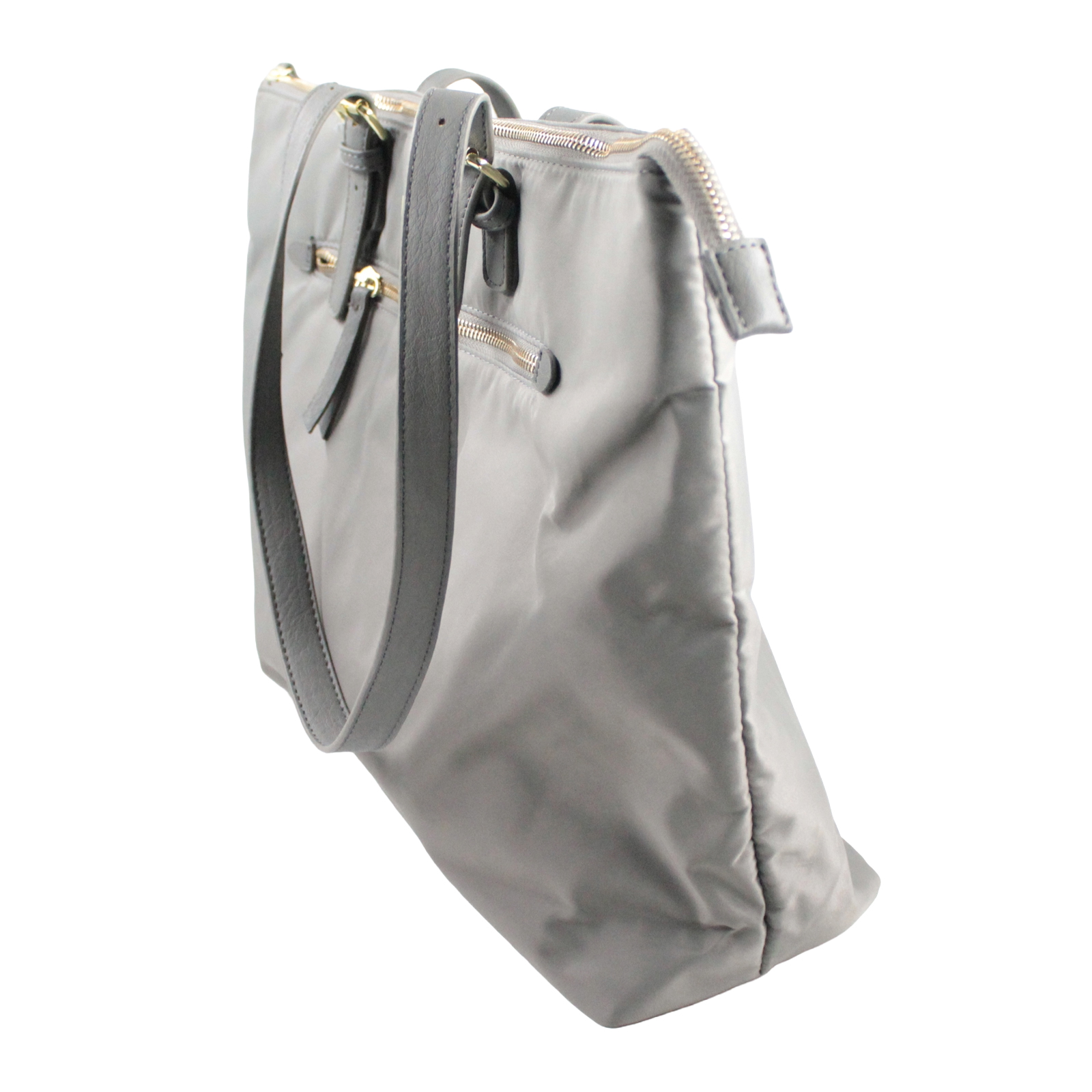 ROOTS Nylon Tote Double Handle Shoulder Laptop Olive Green Bag ROOTS Nylon Tote Double Handle Shoulder Laptop Olive Green Bag