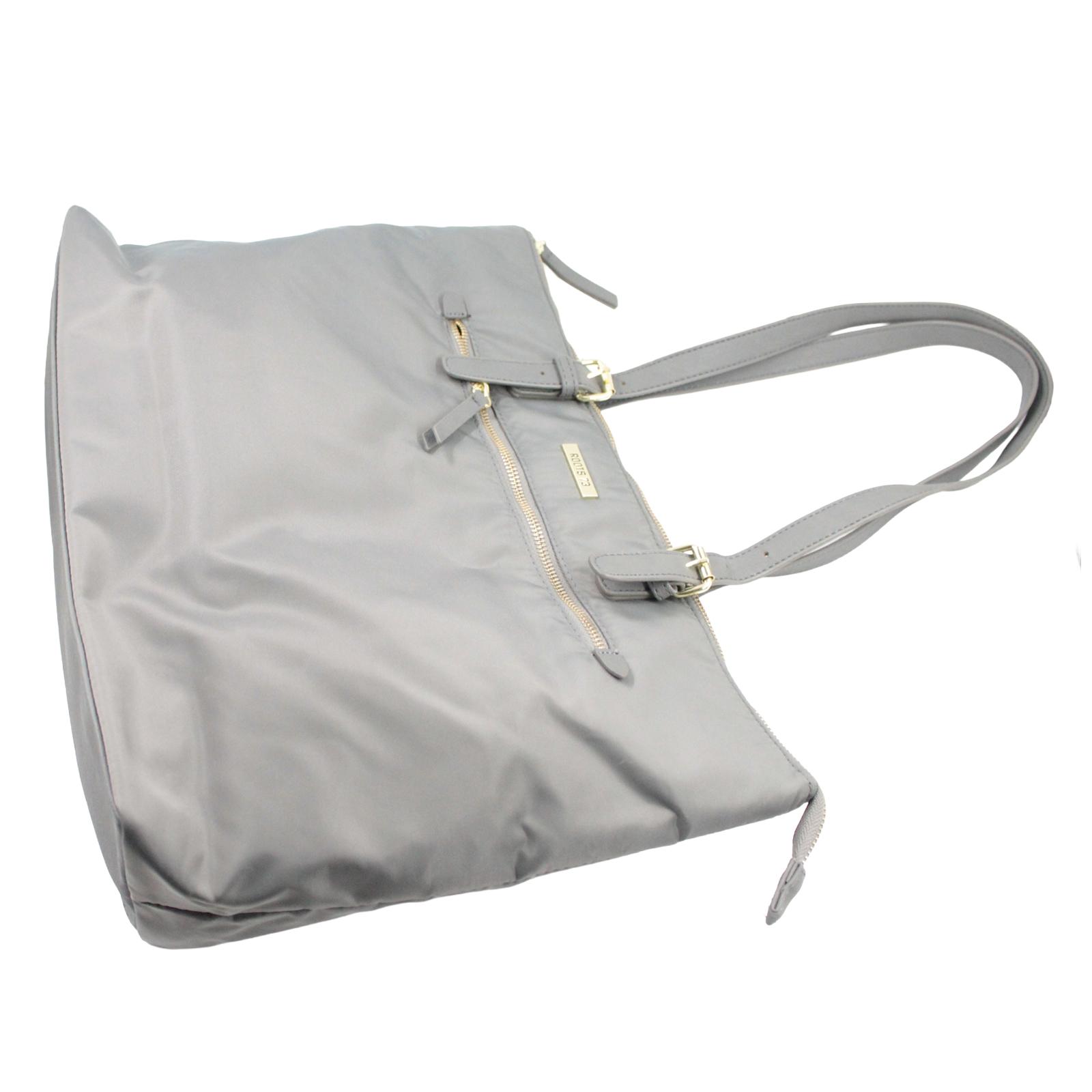 ROOTS Nylon Tote Double Handle Shoulder Laptop Olive Green Bag ROOTS Nylon Tote Double Handle Shoulder Laptop Olive Green Bag