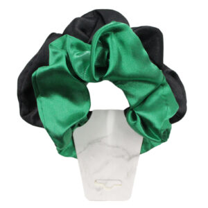 Elasticized Satiny Silky Scrunchie Hair Accessory - Set of 2