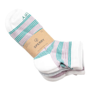 SPERRY Ankle Sneaker Multi-colour Socks - 6 Pairs - Size 5-10