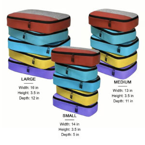 Travel Packing Cubes Foldable Lightweight Luggage Organizer Bags with Handle