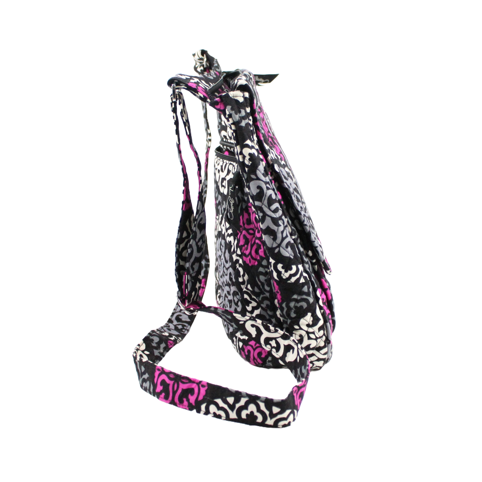VERA BRADLEY Crossbody Zip Top Black Multi Colour Bag VERA BRADLEY Crossbody Zip Top Black Multi Colour Bag