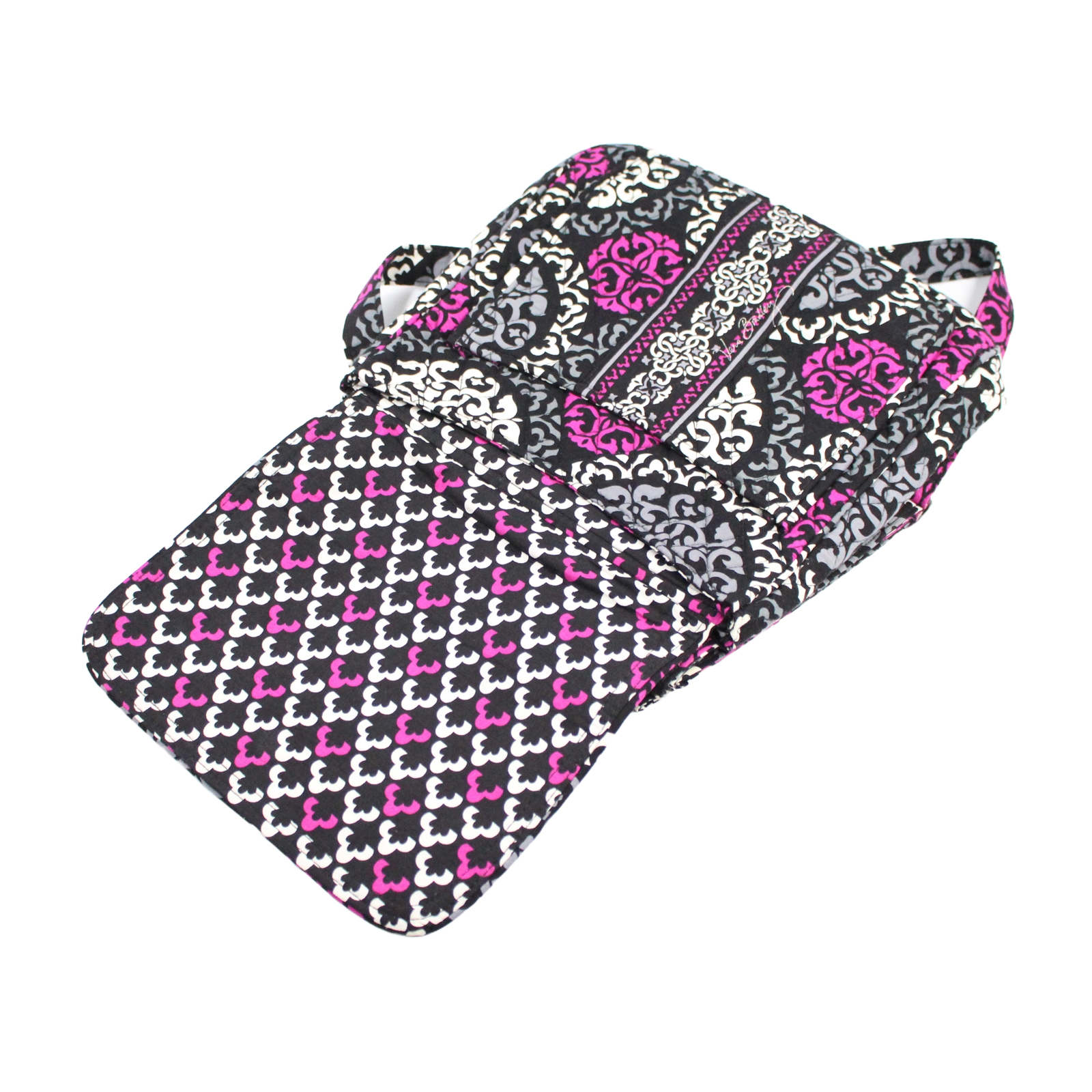 VERA BRADLEY Crossbody Zip Top Black Multi Colour Bag VERA BRADLEY Crossbody Zip Top Black Multi Colour Bag