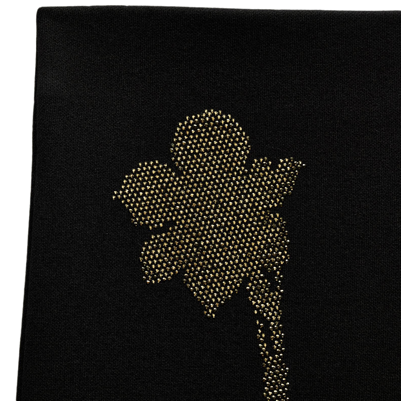 ZARA Knit Elastic Waist Sparkly Rhinestone Appliqués Stretch Black Skirt - Large ZARA Knit Elastic Waist Sparkly Rhinestone Appliqués Stretch Black Skirt - Large